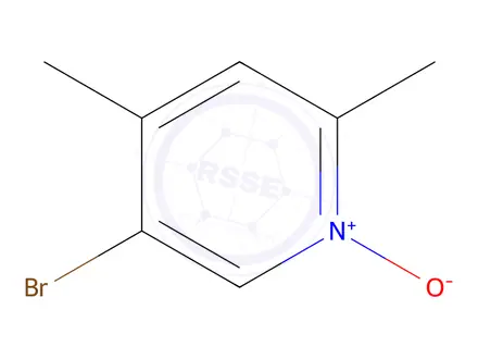 Chemical structure of 5-Bromo-2,4-dimethylpyridine 1-oxide