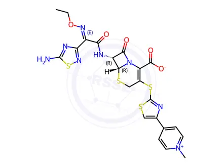 Chemical structure of Ceftaroline Fosamil Impurity 61