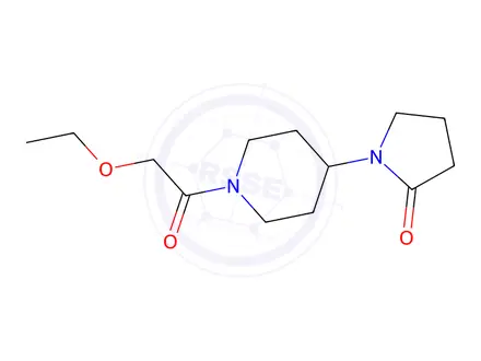 Chemical structure of 1-(1-(2-Ethoxyacetyl)piperidin-4-yl)pyrrolidin-2-one