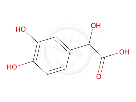 Chemical structure of rac 3,4-Dihydroxymandelic Acid