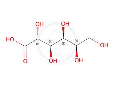 Chemical structure of L-Glucaric Acid