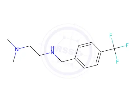 Chemical structure of N,N-Dimethyl-N-[[4-(trifluoromethyl)phenyl]methyl]ethane-1,2-diamine