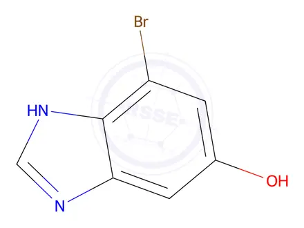 Chemical structure of 7-Bromo-1H-benzo[d]imidazol-5-ol