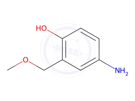 Chemical structure of 4-Amino-2-(methoxymethyl)phenol