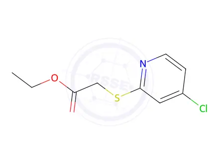 Chemical structure of Ethyl 2-((4-chloropyridin-2-yl)thio)acetate