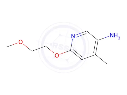Chemical structure of 6-(2-Methoxyethoxy)-4-methylpyridin-3-amine