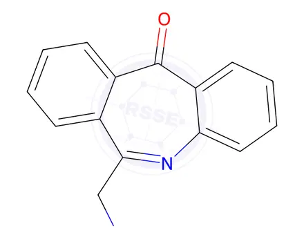 Chemical structure of 6-(aminomethyl)-11H-dibenzo[b,e]azepin-11-one