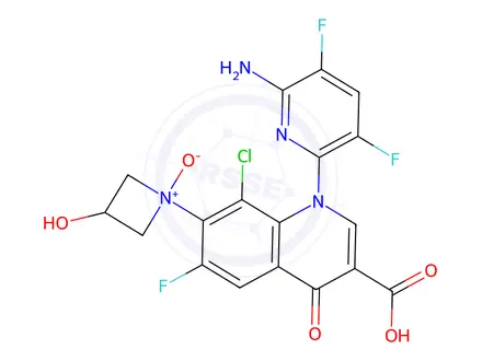 Chemical structure of Delafloxacin Impurity 30