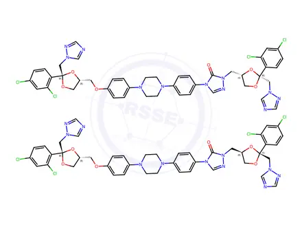 Chemical structure of Itraconazole Didioxolanyl Analog