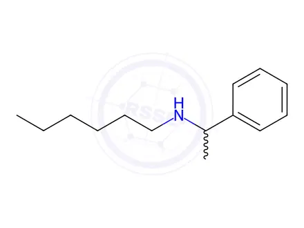 Chemical structure of n-(1-Phenylethyl)hexan-1-amine