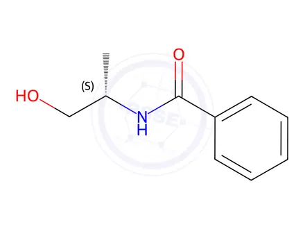Chemical structure of Benzamide, N-[(1S)-2-hydroxy-1-methylethyl]-