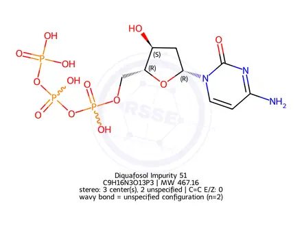 Chemical structure of Diquafosol Impurity 51