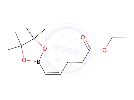 Chemical structure of Ethyl (Z)-5-(4,4,5,5-tetramethyl-1,3,2-dioxaborolan-2-yl)pent-4-enoate