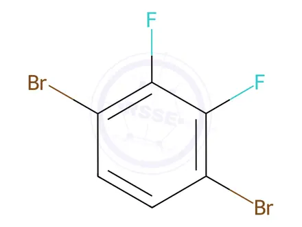 Chemical structure of 1,4-Dibromo-2,3-difluorobenzene