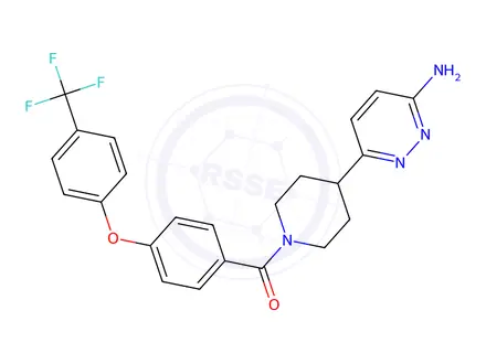Chemical structure of BI-749327
