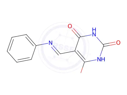 Chemical structure of 5-[(Phenylamino)methylidene]pyrimidine-2,4,6(1H,3H,5H)-trione