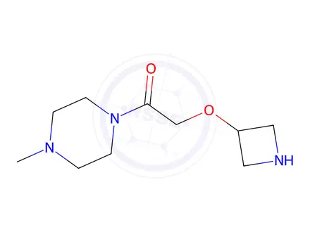 Chemical structure of 2-(Azetidin-3-yloxy)-1-(4-methylpiperazin-1-yl)ethan-1-one