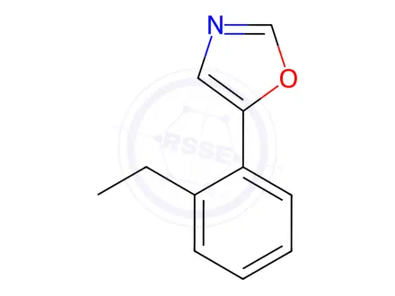 Chemical structure of 5-(2-Ethylphenyl)oxazole