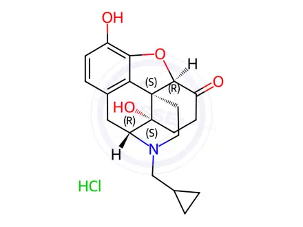 Chemical structure of Nalmefene Impurity C