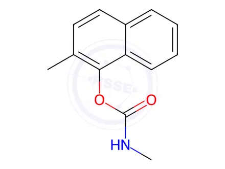 Chemical structure of Methylcarbamic acid 2-methyl-1-naphtyl ester