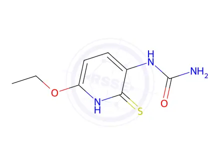Chemical structure of Urea, (6-ethoxy-2-mercapto-3-pyridyl)-(6CI)