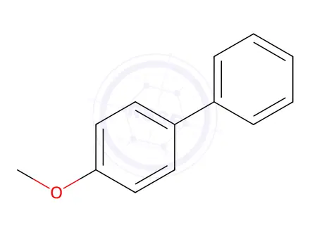 Chemical structure of 4-Methoxybiphenyl