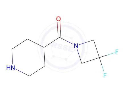 Chemical structure of (3,3-Difluoroazetidin-1-yl)(piperidin-4-yl)methanone