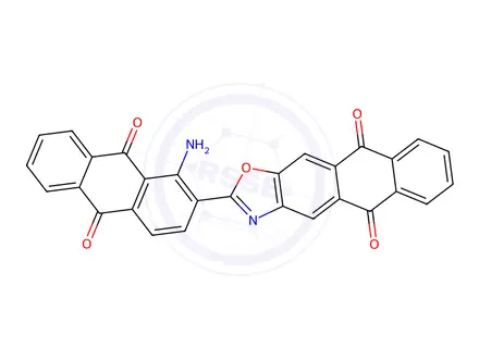 Chemical structure of Vat Red 10