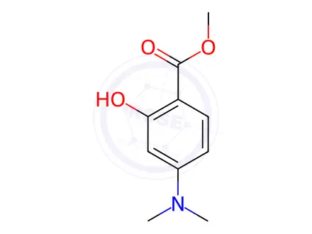 Chemical structure of 4-Dimethylamino-2-hydroxy-benzoic acid methyl ester