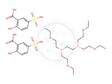 Chemical structure of Tetrofosmin Disulphosalicylate