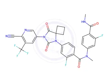 Chemical structure of Apalutamide Impurity 107