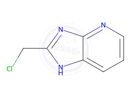Chemical structure of 2-(chloromethyl)-1H-imidazo[4,5-b]pyridine