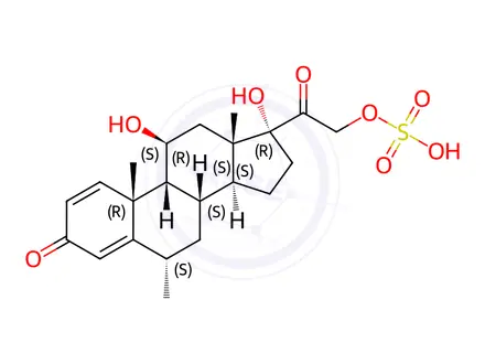 Chemical structure of Prednisolone Impurity 162
