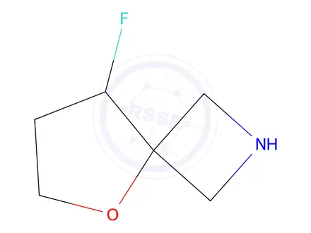 Chemical structure of 8-Fluoro-5-oxa-2-azaspiro[3.4]Octane