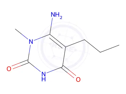 Chemical structure of 6-Amino-1-methyl-5-propylpyrimidine-2,4(1H,3H)-dione