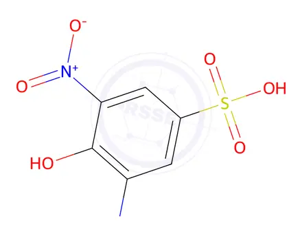 Chemical structure of 3-Amino-4-hydroxy-5-nitrobenzenesulfonic Acid
