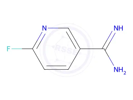 Chemical structure of 6-Fluoropyridine-3-carboxamidine