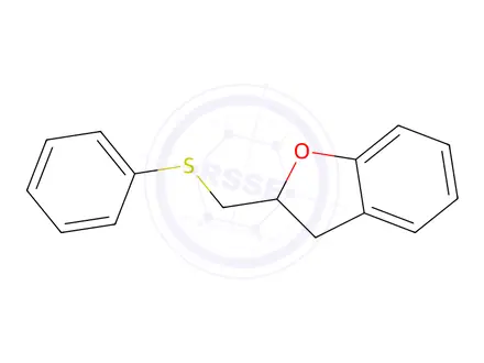 Chemical structure of 2-((Phenylthio)methyl)-2,3-dihydrobenzofuran