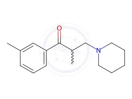 Chemical structure of 3-Tolperisone