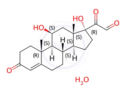 Chemical structure of Hydrocortisone EP Impurity G (Hydrate)