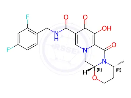 Chemical structure of Dolutegravir RR Isomer