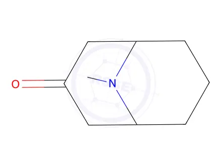 Chemical structure of 9-Methyl-9-azabicyclo[3.3.1]nonan-3-one