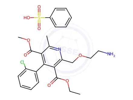 Chemical structure of Amlodipine EP Impurity D (Besylate Salt)