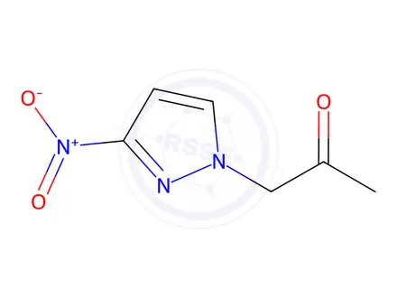 Chemical structure of 1-(3-Nitro-1H-pyrazol-1-yl)acetone