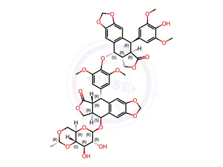 Chemical structure of Etoposide Impurity R