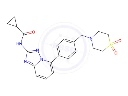 Chemical structure of Filgotinib