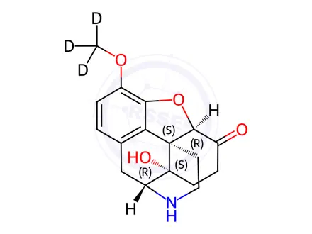 Chemical structure of Noroxycodone-d3