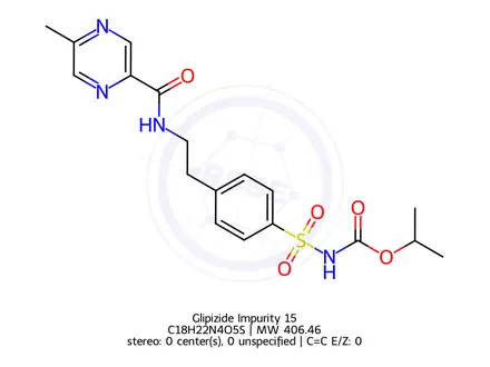 Chemical structure of Glipizide Impurity 4