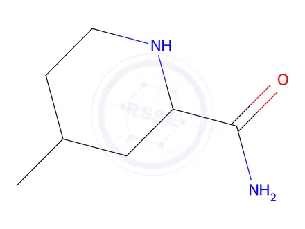 Chemical structure of 4-methylpiperidine-2-carboxamide