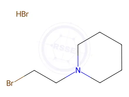 Chemical structure of 1-(2-Bromoethyl)piperidine Hydrobromide